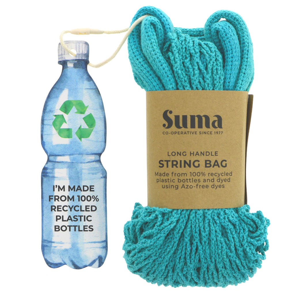 Suma | String Bag-Lg Handles-Teal | bag