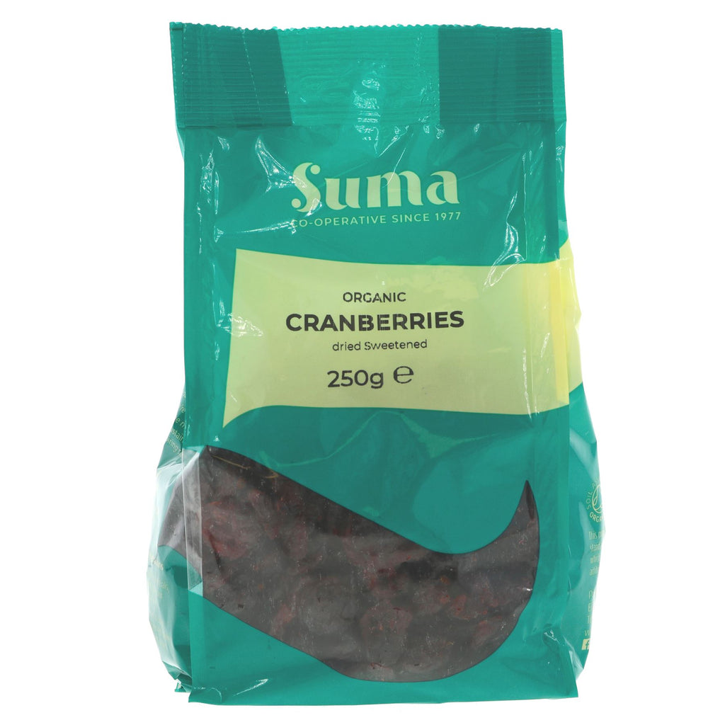 Suma | Cranberries - organic - Great for cooking & snacking | 250g