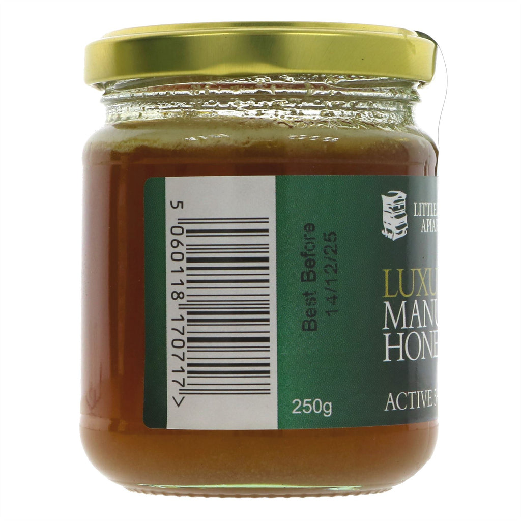 Littleover Apiaries' Manuka Honey 5+ - Fresh, natural and VAT free.