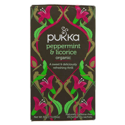 Pukka | Peppermint & Liquorice - Sweet & Deliciously Refreshing | 20 bags