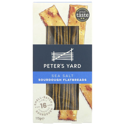 Peter's Yard | Sourdough Flatbreads Sea Salt | 115g
