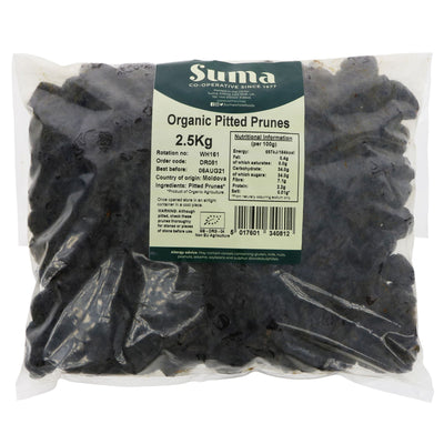 Suma | Prunes, Pitted - Organic | 2.5 KG