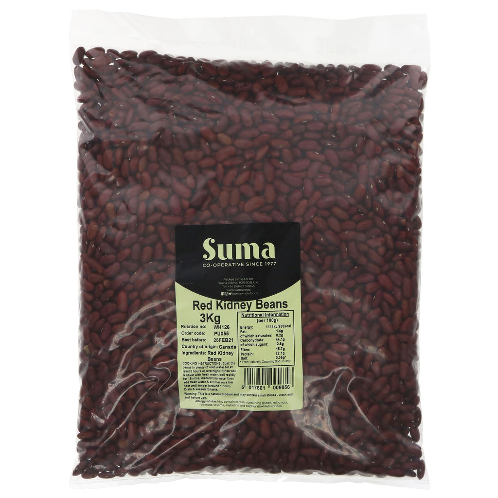 Suma | Kidney Beans - Red | 3 KG