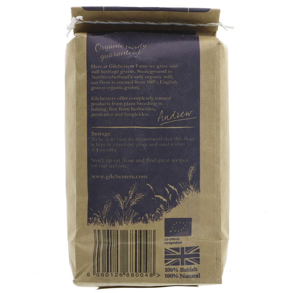 Organic Semolina Fine Wheat Flour for homemade pasta, bread, and cakes. Vegan-friendly and full of flavor. 500g.