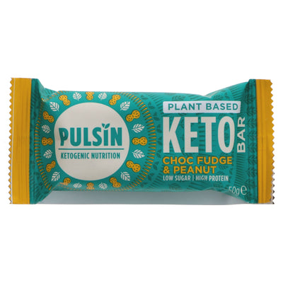 Pulsin | Choc Fudge & Peanut Keto Bar | 50G