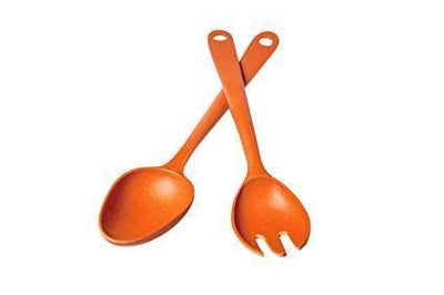 Living Eco | Fork & Spoon Serving Set - Terracotta | single