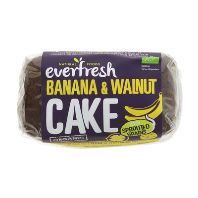 Everfresh | Sprouted Banana & Walnut Cake | 350G