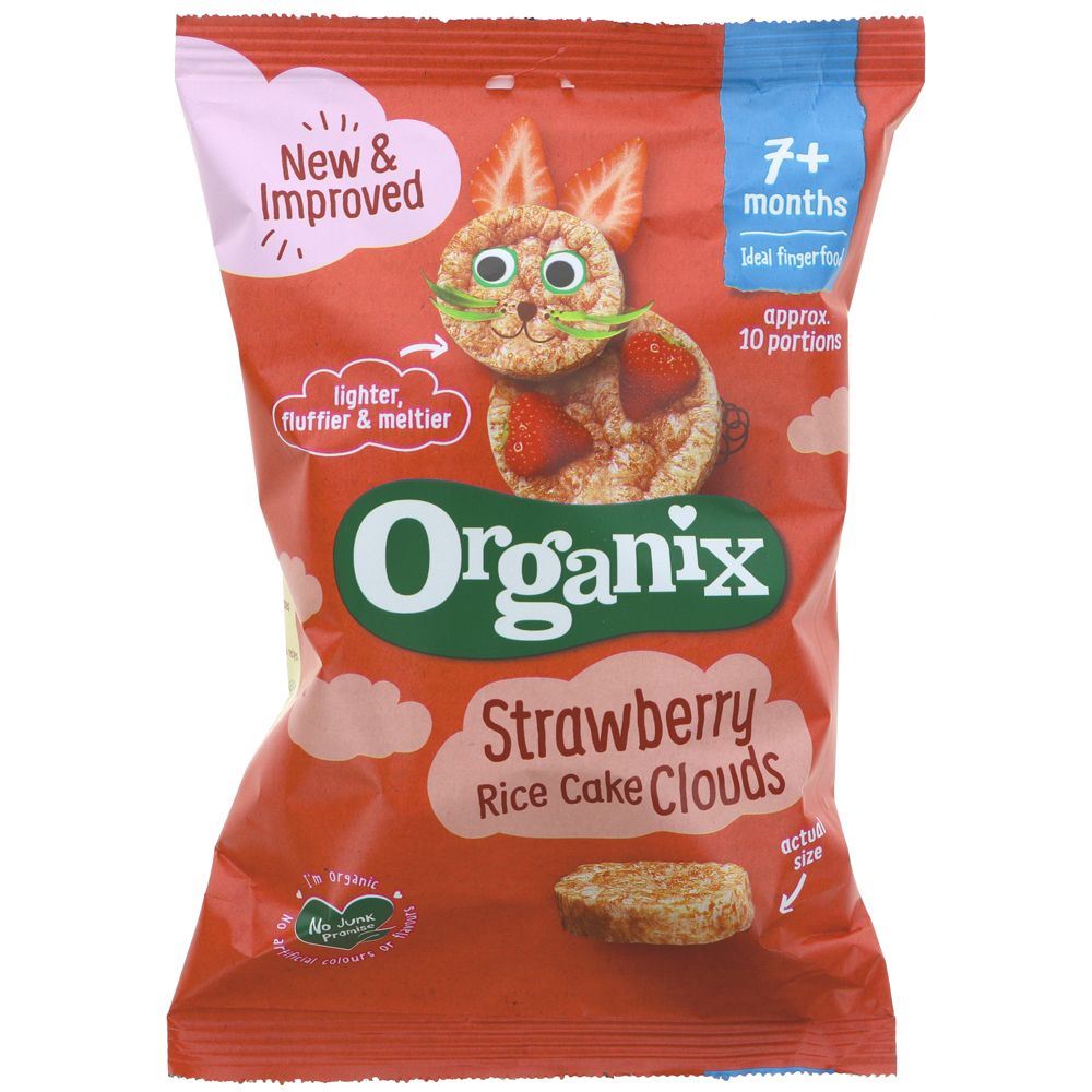 Organix | Strawberry Rice Cake | 40g