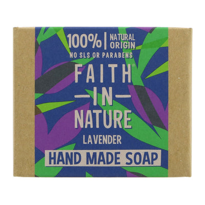Faith In Nature | Wrapped Soap - Lavender - Relaxing | 100g