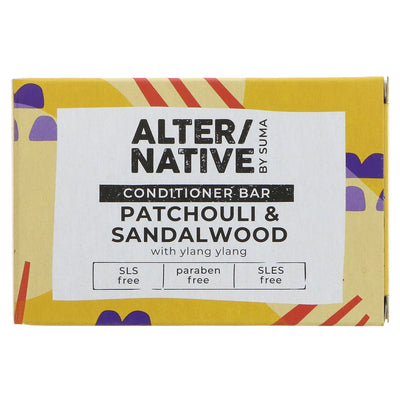Alter/Native | Hair Conditioner Bar -Patchouli - With sandalwood & ylang ylang | 90g