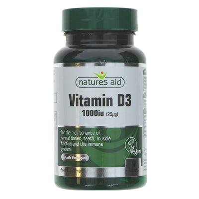 Natures Aid | Vitamin D3 1000iu - Tablets | 60 tablets