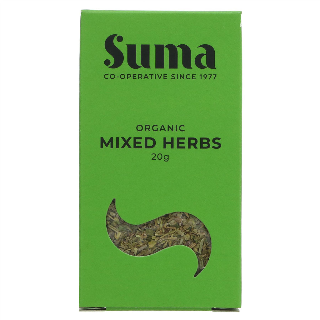 Organic Vegan Mixed Herbs for Flavorful Dishes | Suma 20g