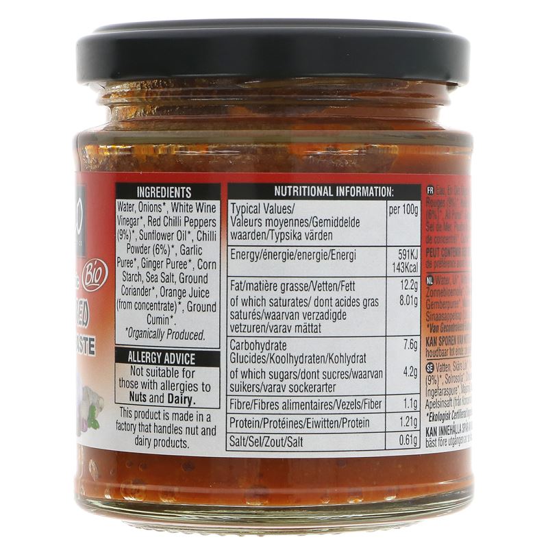 Organic & Vegan Thai Red Curry Paste by Geo Organics - Add a Spicy Kick to Your Dishes!