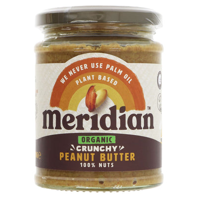 Meridian | Peanut Butter Crunchy - No added salt, organic | 280g
