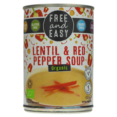 Free & Easy | Lentil & Red Pepper Soup - Org | 400G