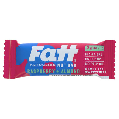 Fatt Bar | Fatt Raspberry + Almond Bar | 30g