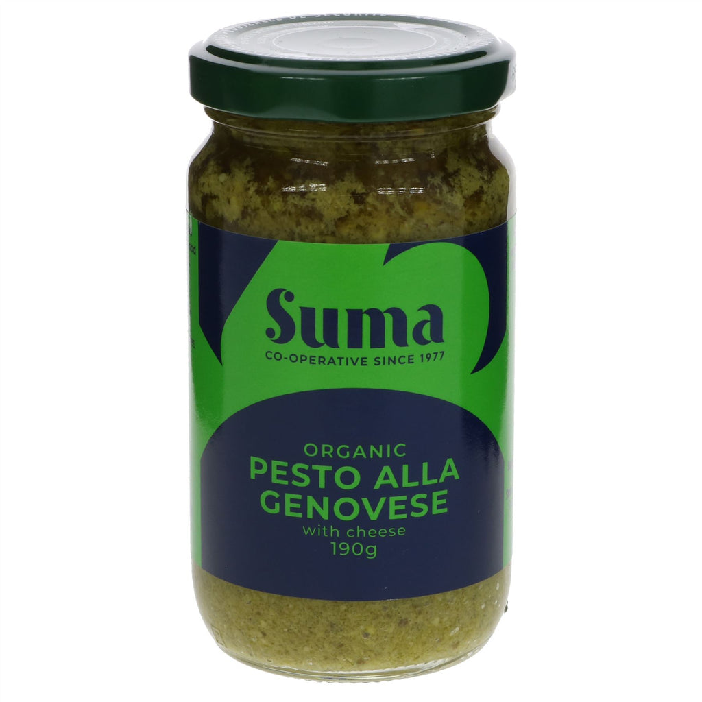 Suma | Organic Pesto Alla Genovese - Basil, pinenuts and cheese | 190g