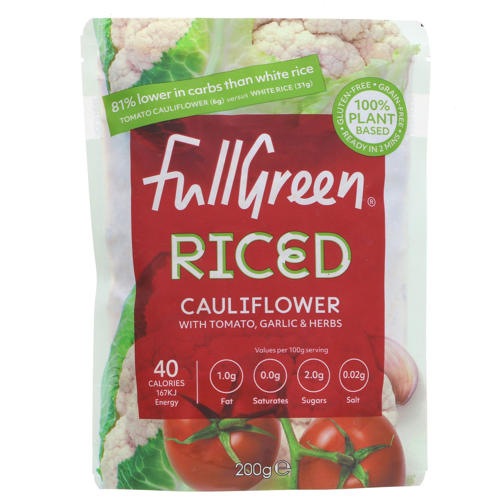 Fullgreen | Riced Caulifower Tomato Garlic | 200G