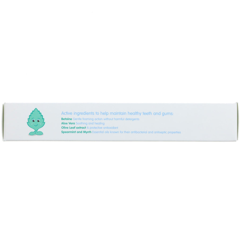 Green People Children's Toothpaste - Spearmint & Aloe | Organic & Vegan | 50ml