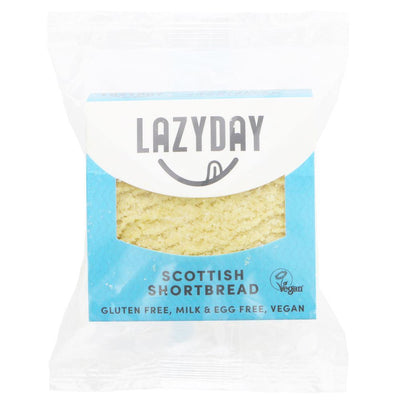 Indulge in the buttery goodness of Lazy Day's Scottish Shortbread. Made with love, this Fairtrade treat is gluten-free, vegan, and nut-free. Perfect for tea time or as a delightful gift. Enjoy the classic taste without any dietary restrictions.