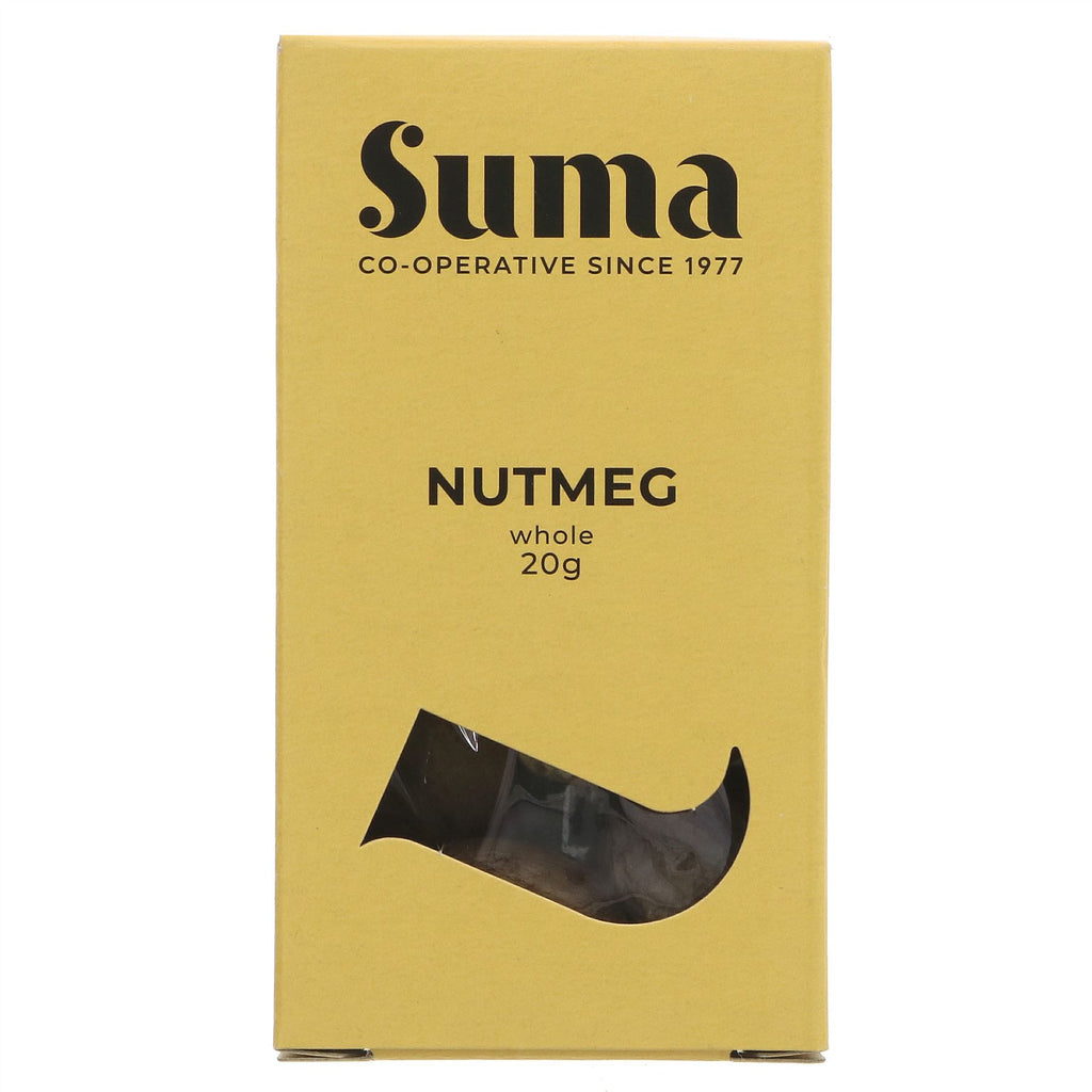 Suma Nutmeg Whole - Rich & Warm Vegan Spice (20g)