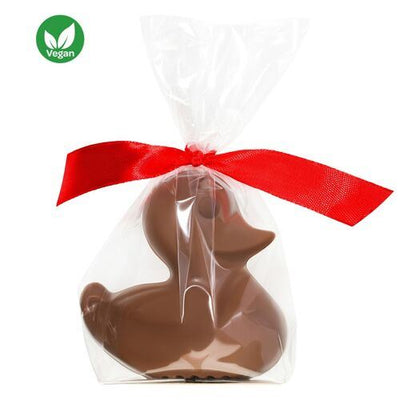 Indulge in the smooth & creamy goodness of Cocoba's Vegan Easter Duck. Made from the finest vegan milk chocolate, this Easter treat is perfect for those seeking a delicious alternative. Enjoy the rich taste without compromising your dietary choices.