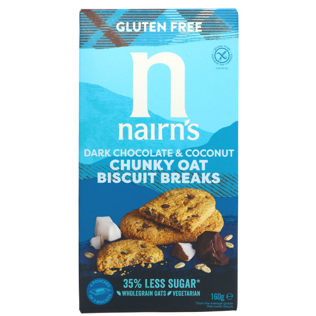 Nairn's | GF Dark Choc&C'nut Chunky Bisc | 160g