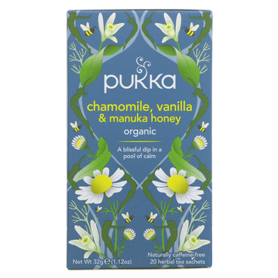 Pukka | Chamomile Vanilla Manuka Hon - Chamomile, Fennel, Licorice | 20 bags
