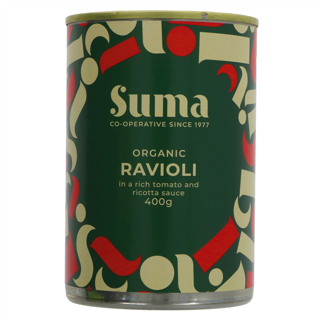 Organic Suma Ravioli with Tomato & Ricotta, 400g - No added sugar, perfect for any occasion. Sold by Superfood Market, VAT-free.