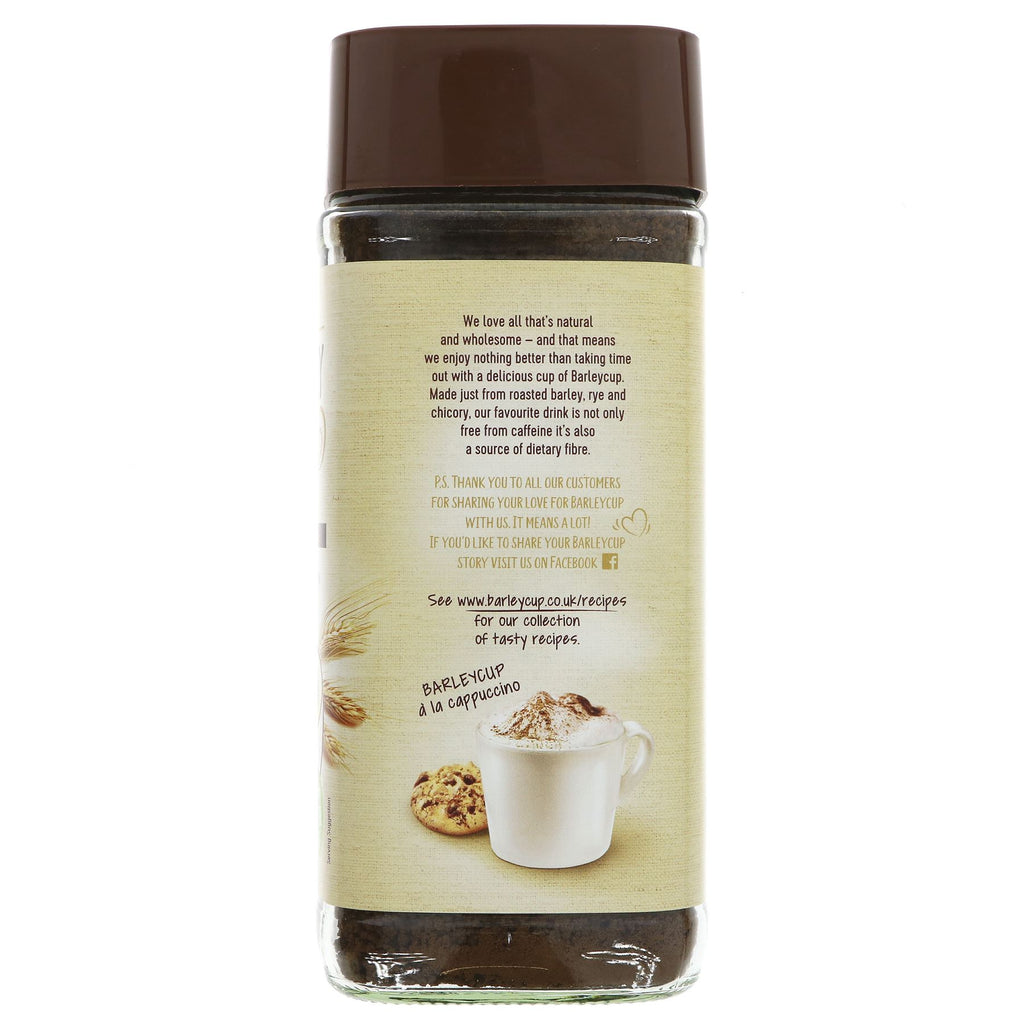 Vegan Barleycup instant drink granules | 200g | Healthy, warm, caffeine-free alternative to coffee | Superfood Market