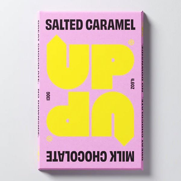 Up-Up | Milk Choc Salted Caramel Bar | 130g