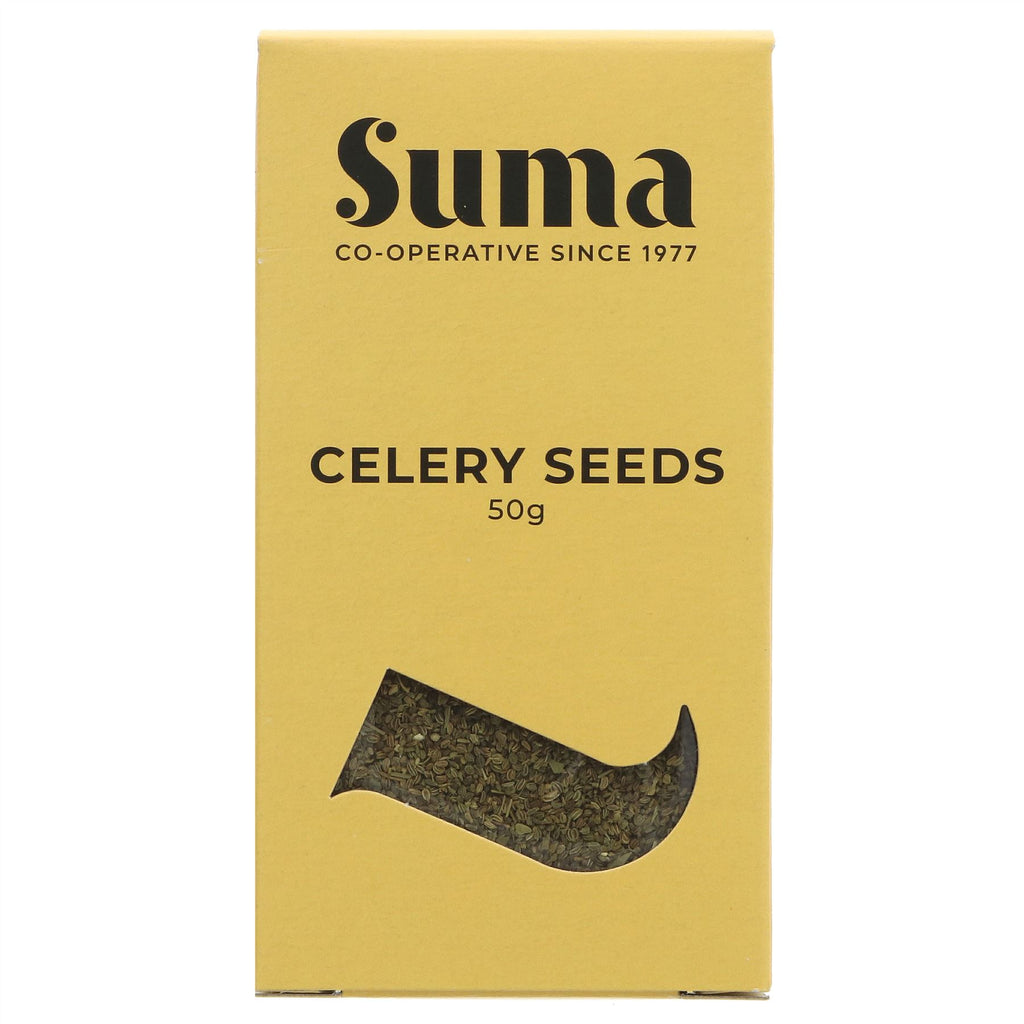 Suma Celery Seed - Aromatic & Flavourful 50g Vegan Spice for Cooking & Salads | #foodie #vegan #spices