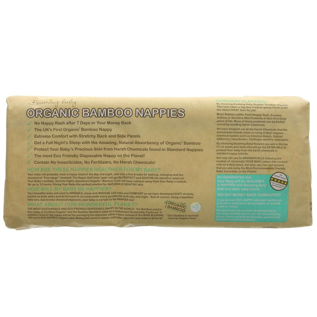 Organic Bamboo Nappies for 2-6kg babies. Eco-friendly, absorbent and rash-free. Buy now!